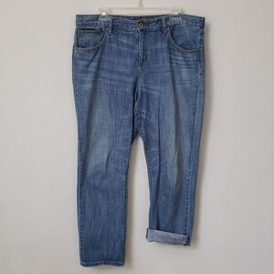 Lauren Ralph Lauren Jeans Womens sz 12 Boyfriend Straight Leg Denim
